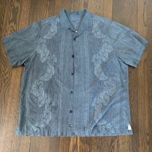 Tommy Bahama Navy Floral Button Down Shirt